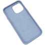 Чехол для iPhone TPU Case Bonbon Leather Metal Style with MagSafe Mist Blue for iPhone 15 Plus: Материалы искусственная кожа