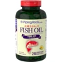Piping Rock Omega-3 Fish Oil 1000 mg 240 softgels Lemon Flavor Риб'ячий жир омега-3 зі смаком лимона