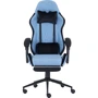 Геймерськое кресло GT Racer X-2324 Fabric Light Blue/Black Suede фото 1