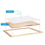 Стол Evo-kids Diego с полкой и лампой (Evo-30 G+полка+Led): Ширина, см 90