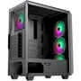 Корпус GameMax Revolt: Материал передней панели сталь
