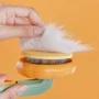 Расческа для шерсти кошек и собак с кнопкой Vailge Pet Brush PGB-A Оранжевая (2090)