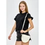 Женская сумка через плечо Sambag Sofi молочная (88151011): Фактура Матовая, Гладкая