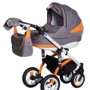 Універсальна коляска 2в1 Adamex Lara Rainbow Orange: Тип коляски універсальна коляска (2-в-1)