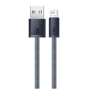Кабель Baseus USB Cable to Lightning Dynamic Series 2.4 A 1m Slate Gray (CALD000416): Длина 1 м