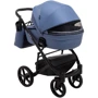 Коляска 2 в 1 Bair Marcel Soft BM-43 синий: Материал колес резина