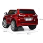 Детский электромобиль Bambi Racer Lexus красный (M 3906EBLRS-3): Материал корпуса пластик