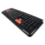 Клавиатура A4 Tech X7-G300 USB Black: Тип клавиатуры игровая