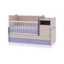 Кроватка-трансформер Bertoni Trend Plus (white/violet)
