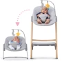 Стульчик для кормления с шезлонгом Kinderkraft Igee Calmee Cloudy Grey (KHIGCA00GRY0000)