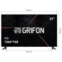 Телевизор Grifon Diva DV32HSB: Мощность звука 20 Вт