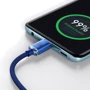 Кабель Baseus Cable USB-C to USB-C Crystal Shine 100W 1.2m Blue (CAJY000603) фото 5