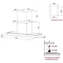 Вытяжка Perfelli TM 9642 I/BL 1000 LED фото 7