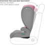 Автокресло Kinderkraft i-Spark Pink (KCISPA00PNK0000): Материалы обшивки текстиль