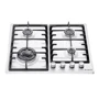 Варочная поверхность газовая Borgio 6942-15 FFD (White Enamelled): Количество конфорок 4
