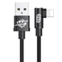 Кабель Baseus USB Cable to Lightning MVP Elbow 1.5A 2m Black (CALMVP-A01)