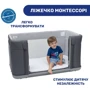 Ліжечко Chicco Next2Me Forever 3 в 1 чорне з сірим (79650.04): Колеса 4 колеса