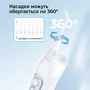 Зубная щетка Bitvae BV5020E Water Flosser white: Назначение взрослая