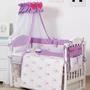 Постельный комплект 8 эл. Twins Modern ІІ 4028-P-117, Мишки, розовый
