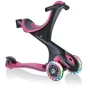 Самокат GLOBBER серії GO UP COMFORT LIGHTS 5в1 рожевий, колеса з підсвічуванням, 20 / 50кг (459-110-2): Тип гальма ножний