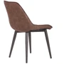 Стул Lakota gunmetal, cowboy Coffe/Dark Brown: Материал каркаса металл, искусственная кожа