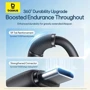 Кабель Baseus USB Cable to Micro USB/Lightning/Type-C Ultra-Fast 3in1 Fast Charging 3.5A 0.8m Black (P10376303121-01) фото 6