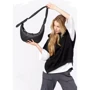 Женская сумка хобо Sambag HOBO S черная (53100001): Стиль Повседневный (Casual)