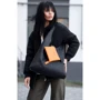 Женская сумка хобо Sambag M черная (53200129): Страна производитель Украина