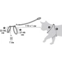 Шлея и поводок для котов Flamingo Cat Harness and Leash Ziggi светло-розовый (56248): Производитель Flamingo