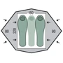 Палатка Pinguin Gemini 150, Green (PNG 111): Количество мест 2