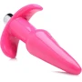 Анальная пробка с вибрацией Frisky Smooth Vibrating Anal Plug Pink
