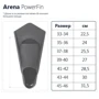 Ласты для дайвинга и плавания Arena Powerfin размер 45-46 (95218-065): Тип галоши с закрытой пяткой и открытым носком