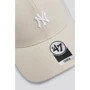 Бейсболка 47 Brand Yankees Base Runner Snap бежевая (B-BRMPS17WBP-BN) фото 3