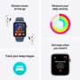 Apple Watch SE 2 2024 40mm GPS + Cellular Midnight Aluminium Case with Midnight Sport Band - M/L (MXGD3)