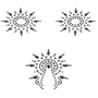 Пэстис Petits Joujoux Gloria set of 3 - Black