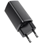 Зарядное устройство Baseus Wall Charger GaN2 Lite USB-C+USB 65W Black (CCGAN2L-B01): Особенности USB-C, Быстрая зарядка