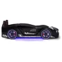 Кровать машина Мустанг чёрная c подсветкой (700.02.04)