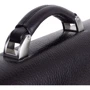Мужской портфель Desisan черный (SHI206-011-2FL): Фактура Матовая, Зернистая