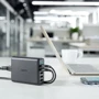 Зарядний пристрій ANKER PowerPort 5 with dual QC 3.0&Power IQ V3 Black (A2054L11): Сила струму 2.4а і більш