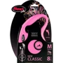 Поводок-рулетка Flexi New Classic М до 20 кг 8 м розовый (4000498022832): Тип шнура Трос