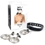 Набор чокер + зажимы Art of Sex - Choker and Nipple clamps Triada, черный