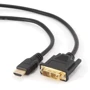 Кабель и переходник Cablexpert HDMI to DVI 18+1pin M, 1.8m (CC-HDMI-DVI-6): Тип кабель