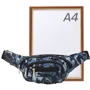 Мужская поясная сумка Valiria Fashion синяя (4DETBP3351-6-9): Застежка Молния