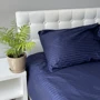 Комплект постельного белья SoundSleep Stripe Sense Dark Вlue сатин-страйп евро (94131376)