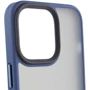 Чохол для iPhone Mobile Case TPU+PC Metal Buttons Blue для iPhone 13 Pro Max: Тип чохла накладка на заднюю часть