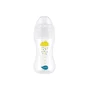 Пляшечка Nuvita для годування Mimic Collection 250 мл 3+ антиколікова біла (NV6031BIANCO)