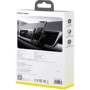 Держатель Baseus Car Holder Air Vent Wireless Charger Explore Gravity 15W Black (WXYL-K01) фото 7
