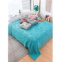Покрывало HomeBrand с оборкой Пике хлопок 160х210 см (LY2436)