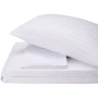 Комплект постельного белья Stripe Madina SoundSleep белый страйп-сатин семейный (93587846)