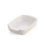 Форма для запікання з кришкою KitchenAid, 6.5х15.5х26 см кремовий (CC006105-001): Матеріал Керамика